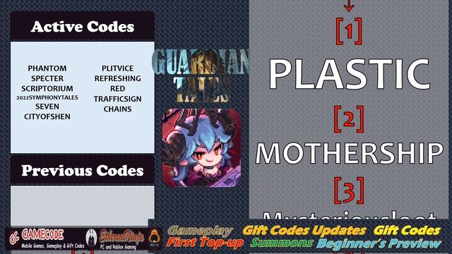 4th New Gift Code Update Guardian Tales смотреть онлайн