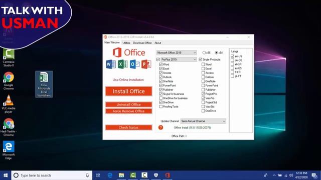 Microsoft Word 2019 | Install and Activate MS Office 2019 Pro Plus COMPLETE смотреть онлайн