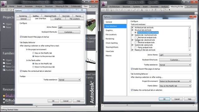REVIT 2013 OPTIONS TEMPLATES 01 OPTIONS DIALOG BOX смотреть онлайн