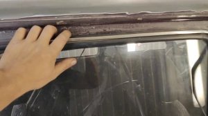Снятие бокового стекла Нива 3- дверка)))
