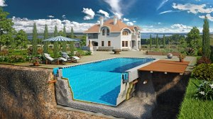 Композитный бассейн - установка бассейна от компании Аква Строй!