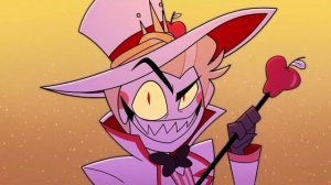 ВСЕ смешные моменты с Аластором и Люцифером из 5 серии Отеля Хазбин#аластор#люцифер#alastor#lucifer