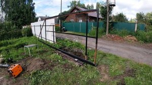 откатные ворота своими руками
