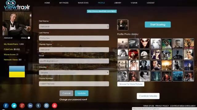 WaveScore Viewtrakr  Как зарегистрироваться и зарабатывать без вложений