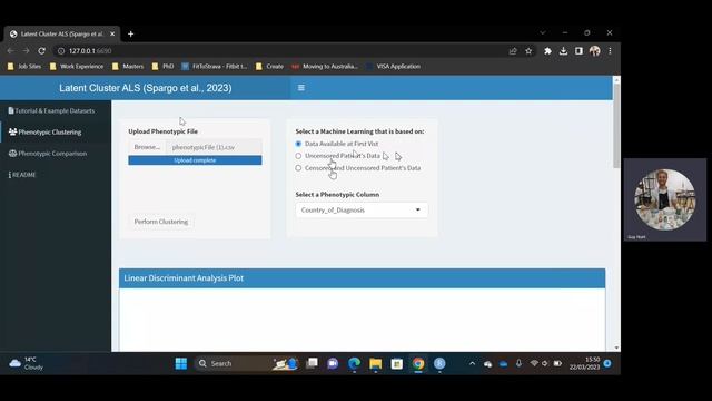 Latent Cluster ALS Webserver Tutorial смотреть онлайн