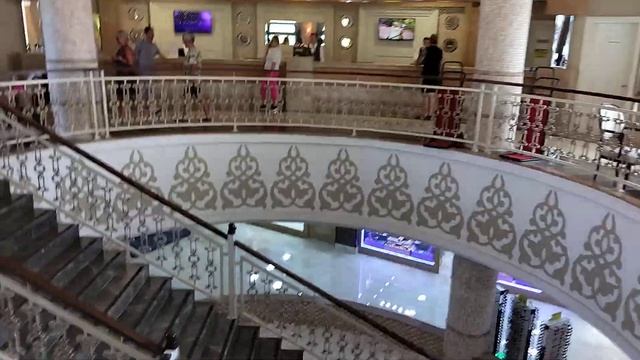 ALBA QUEEN HOTEL 5 Сиде, Турция - красиво е - Рецепцията и лобито (Инфотур TEZ TOUR) смотреть онлайн