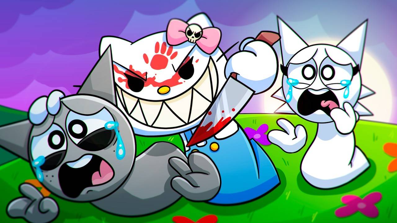 SPRUNKI СПАСАЮТСЯ ОТ HELLO KITTY! Incredibox анимации