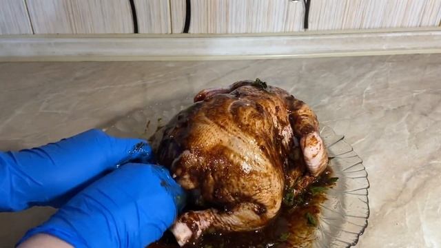 Тауық етін печкада пісіру. Қазақша Рецепт. Сочная курица Запеченная в духовке
