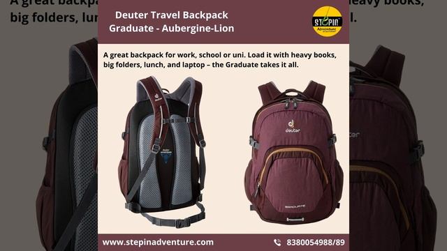 Deuter Travel Backpack Graduate - Aubergine-Lion смотреть онлайн