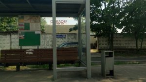 Москва - Дзержинский. Маршрут автобуса №305. Вид из окна со стороны двери.