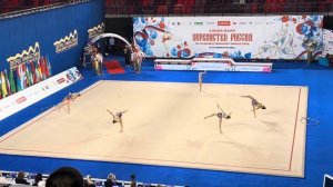 Первенство России по художественной гимнастике 20-21 февраля 2024 Булавы группа РФСО Спартак