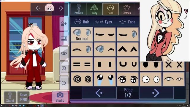 //СОЗДАЕМ ШАРЛОТУ В ГАЧЕ КЛУБЕ!!!ИЛИ ЖЕ ЧАРЛИ ИЗ ОТЕЛЯ ХАЗБИН!!!///