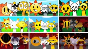 Incredibox - Sprunki, но MIX MR SUN и WENDA и SIMON во ВСЕХ разных модах