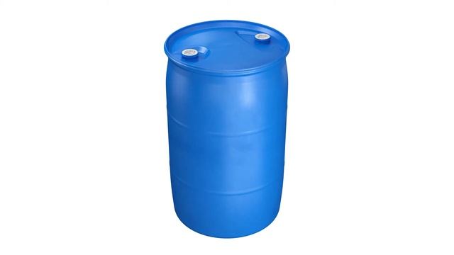 Plastic barrel 2 fittings 3D model смотреть онлайн