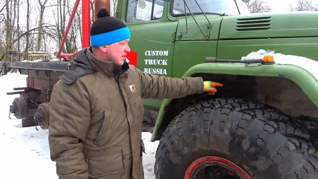 Установка колёс И-159 на ЗиЛ 131. смотреть онлайн