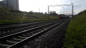 ЭП2К -321 Пришел на помощь ЧС2К Москва - Анапа и очень приветливый ЭП2К