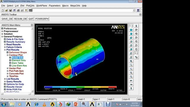 ANSYS-STATIC analysis of pressure vessel -Prof.P.p kulkarni, SKN Sinhagad college of engineerinh смотреть онлайн