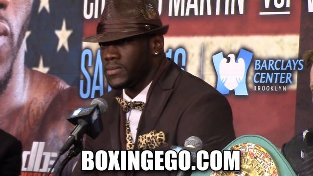 DEONTAY WILDER SCHOOLS ANTHONY JOSHUA ON CHAMPION BEHAVIOR: 