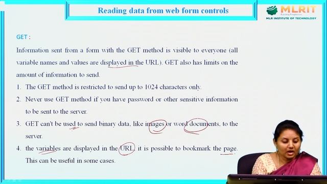 LEC45| Web Technologies I Reading Data from Web form controls in PHP by Dr. N. Shirisha смотреть онлайн