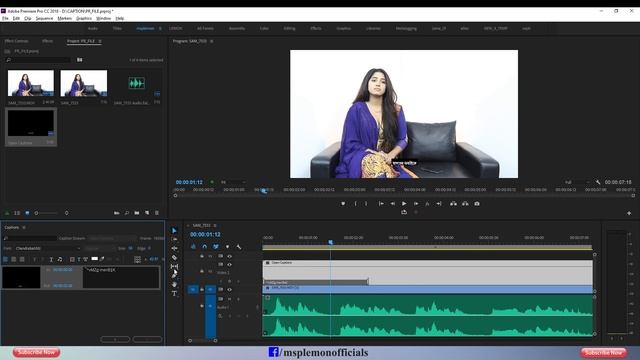 Add Subtitles & Captions in Adobe Premiere Pro || বাংলা টিউটোরিয়াল || смотреть онлайн