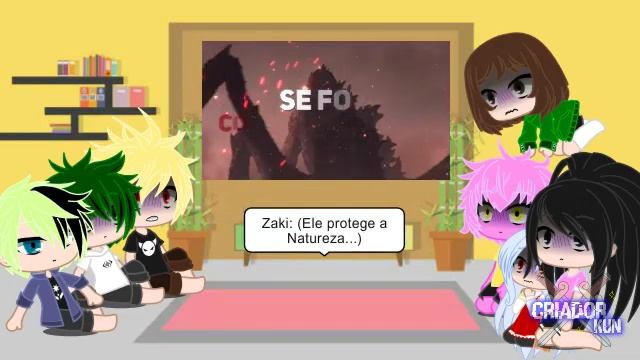 [Gacha Club/BNHA] Bnha Reagindo Ao Rap Do Godzilla (Papyrus Da Batata)