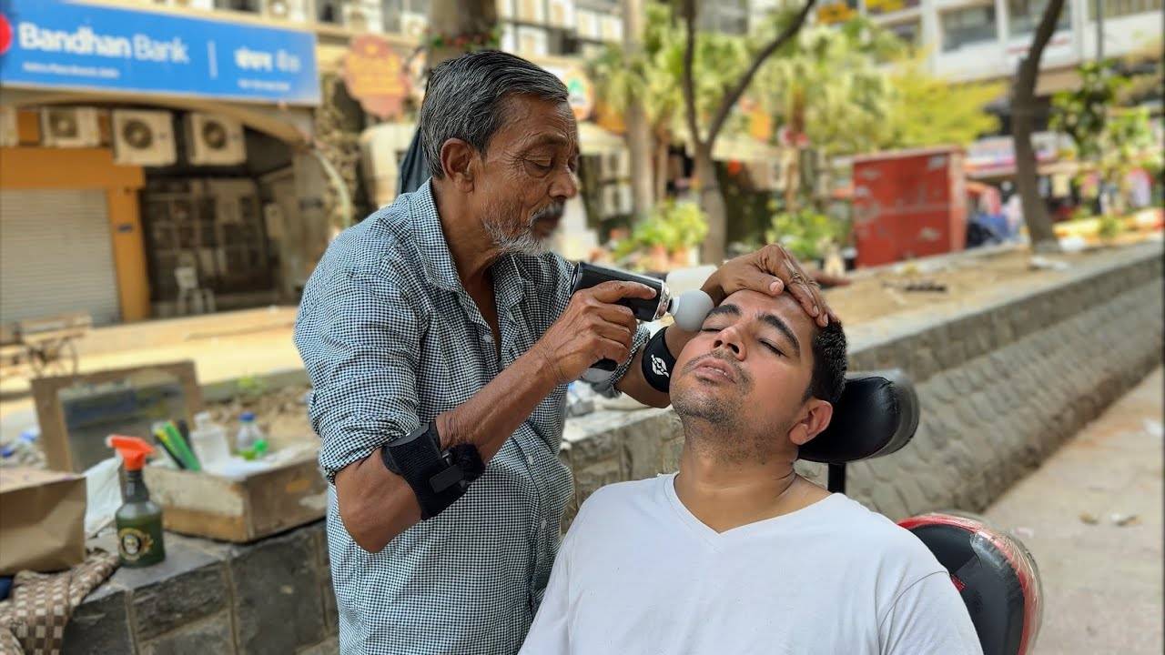 Cosmic Head Massage by Waris Barber 😱 Instant Stress & Anxiety Relief смотреть онлайн