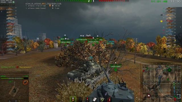 WorldOfTanks: T110E5 СИЛА И МОЩЬ