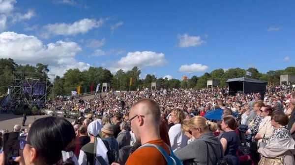 Вся Литва поёт и пляшет. Праздник песни западной Литвы в Клайпеде. Dainų šventė #klaipeda #lietuva