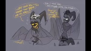 Комикс :Адам и Лют(отель хазбин) на русском языке.