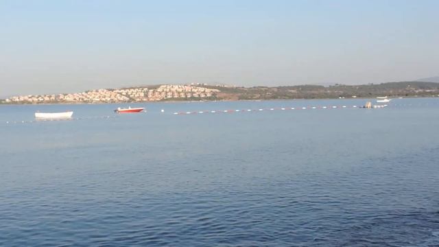 Утренний пляж в отеле Теос Орманджи - Сеферихисар Турция смотреть онлайн