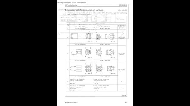 Komatsu WA380-6, WA380Z-6 - Service Manual / Repair Manual - Wiring Diagrams смотреть онлайн