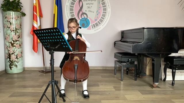 Август Нельк Этюд /August Nölck Etude С Dur_Agniya (9 Y.o.), Odessa, Ukraine