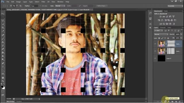 Adobe Photshop tutorial: Basket Interweaving Photo StripTutorial смотреть онлайн