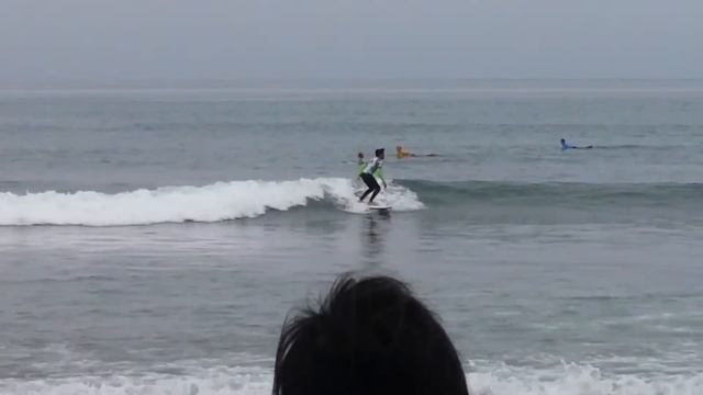 Nico Coli at Lower Trestles during the Surfing America USA Championships смотреть онлайн
