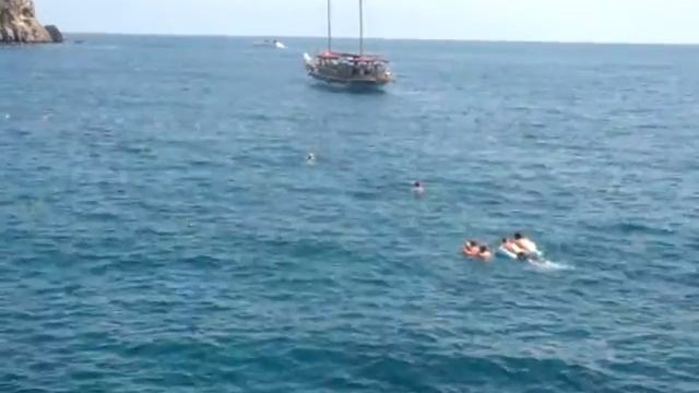 FALCON. Анталия.Турция. ДНА НЕТ. КУПАНИЕ С ПЛАТФОРМЫ. 31.08.2014 смотреть онлайн