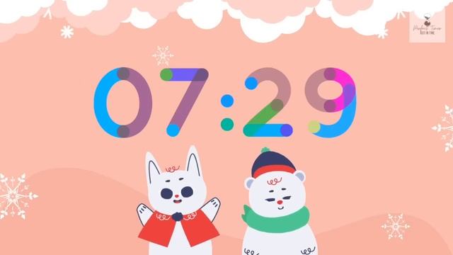 15 Minute Countdown Timer | Winter Animals | Holiday Music