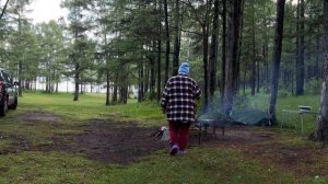 Отдых с палатками на берегу Байкала #отдых #палатка #байкал #лето2024