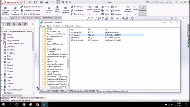 SolidWorks Gerçekçi Görünüm Aktif Etme (RealView) смотреть онлайн