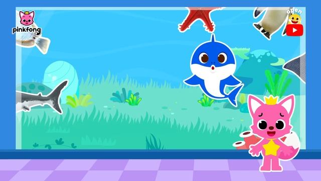 Hide and seek with the Shark family 🦈 (Scary ver.) | Baby Shark Story | Pinkfong Songs for Childre смотреть онлайн