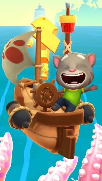 Мой говорящий Том в мире пиратов Talking Tom Time Rush смотреть онлайн