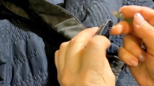 Как вставить Бегунок в молнию на куртке (135)/Ремонтируем, не распарывая/Молния "Трактор"