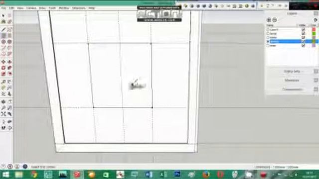 Mirror objek dengan fitur make group dan component pada SketchUp смотреть онлайн
