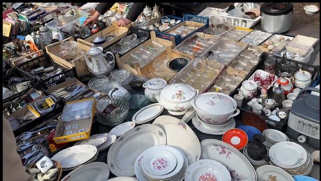 Киевская барахолка удивила красотой | Фарфор, керамика, стекло | Обзор 02.03.2024 ч.2 @IrinaBiklon смотреть онлайн