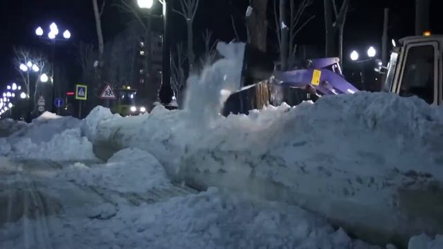 Уборка снега в Москве - компания "Прострой" смотреть онлайн
