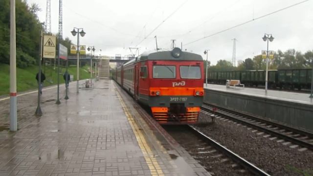 ЭР2Т-7157 станция Москва-Сортировочная смотреть онлайн