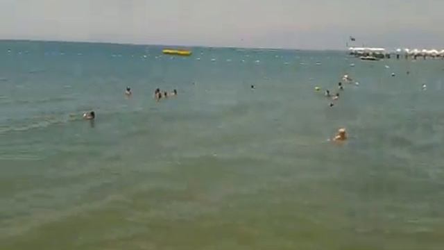 Пляж отеля Rixos Lares, Анталья,Турция, лето 2010 смотреть онлайн