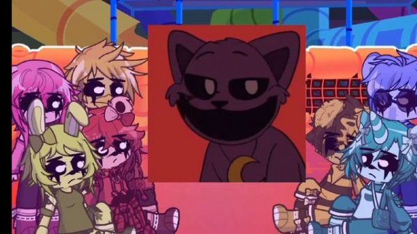 Реакция на шип по poppy playtime 3💜🧡(catnap x dogday)🙀