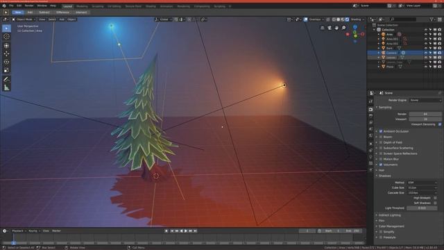 How To Make Stylized Low Poly Tree In Blender 2.8 Beginner Tutorial | Rendering смотреть онлайн