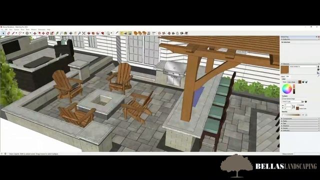 Landscape Design Video Using Sketchup and Enscape смотреть онлайн