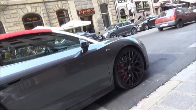 Audi R8 V10 Spyder - Nuremberg смотреть онлайн